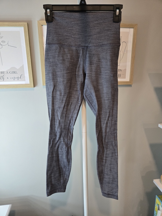 lululemon athletica Pants - lululemon athletica Heathered Charcoal High-Rise Leggings